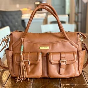Lily and Jade leather diaper bag